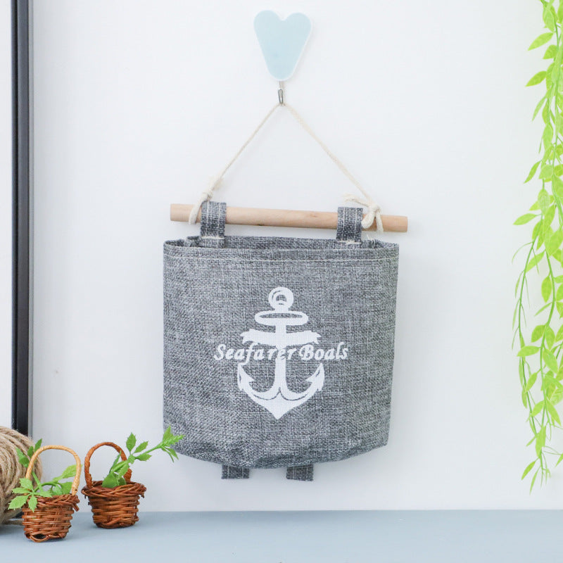 Wholesale Cotton and Linen Multi-layer Wind Hanging Storage Hanging Bags